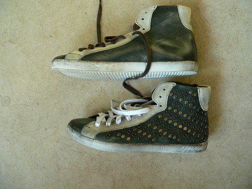 Coole leder sneakers skulls - coole ,