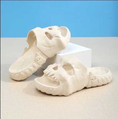 Totenkopf schädel slipper - schädel,